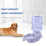 1Pc practical 3.8L Automatic Pet Feeder Large Capacity Water or Food Holder