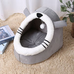 Deep Sleep Comfort In Winter Cat  Small Dog House