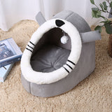 Deep Sleep Comfort In Winter Cat  Small Dog House