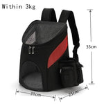 Pet Travel Double Backpack