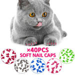 20Pcs Cat Beauty Fingernail Cap