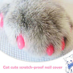 20Pcs Cat Beauty Fingernail Cap