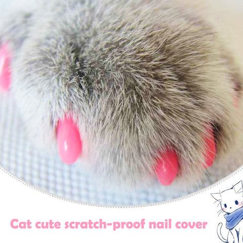 20Pcs Cat Beauty Fingernail Cap