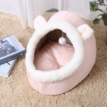 Deep Sleep Comfort In Winter Cat  Small Dog House