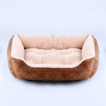 Pet Bed Square Plush