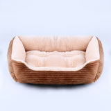 Pet Bed Square Plush