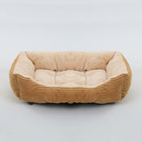 Pet Bed Square Plush