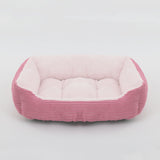 Pet Bed Square Plush